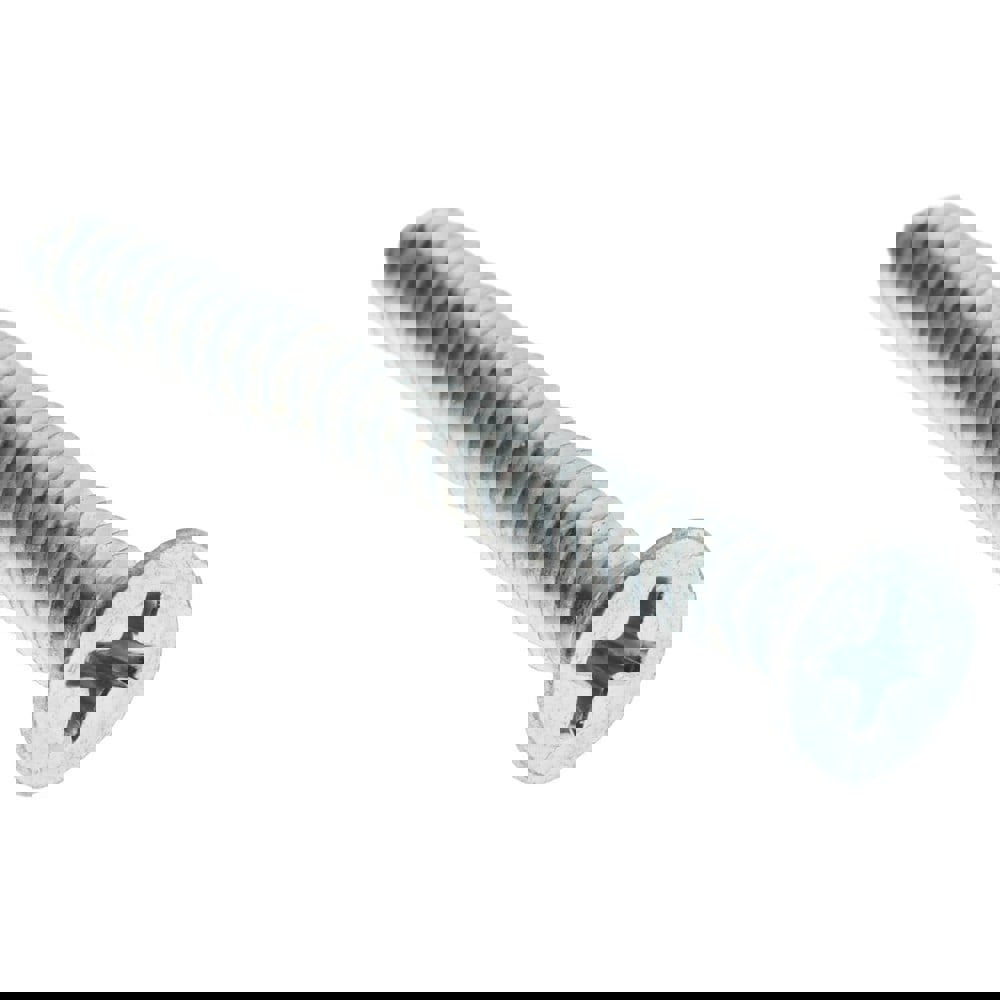 Sheet Metal Screw: #8, Flat Head, Philli