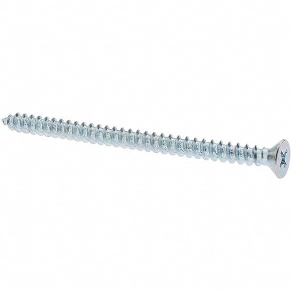 Sheet Metal Screw: #10, Flat Head, Phillips
