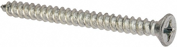 Sheet Metal Screw: #12, Flat Head, Phillips