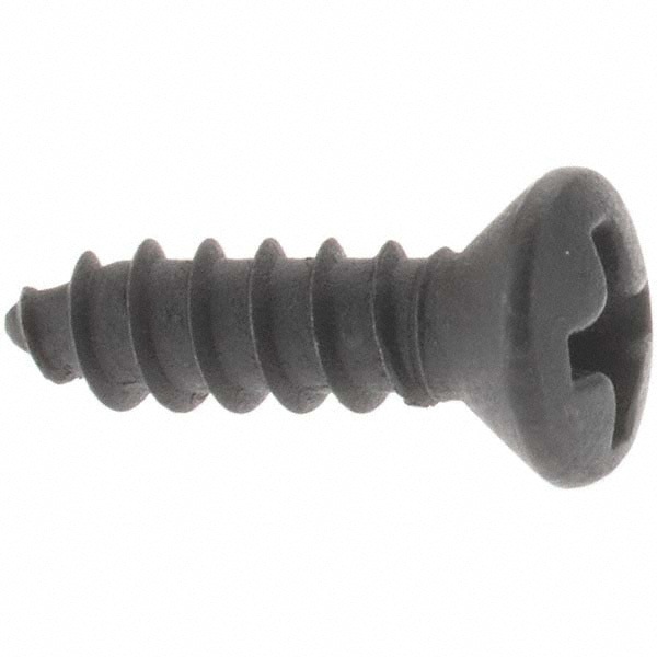 Sheet Metal Screw: #6, Flat, Oval & Pan Head, Phillips