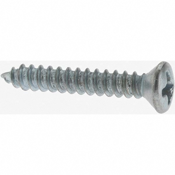 Sheet Metal Screw: #6, Oval Head, Phillips