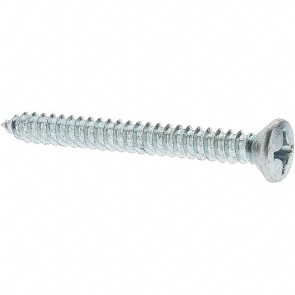 Sheet Metal Screw: #12, Flat, Oval & Pan Head, Phillips