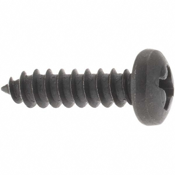 Sheet Metal Screw: #8, Pan Head, Phillips