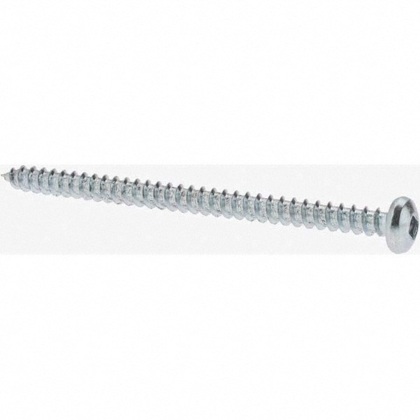 Sheet Metal Screw: #10, Pan Head, Square