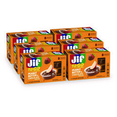 FOOD,JIF PB CHOCO CUP 6PK