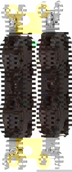 Straight Blade Receptacles; Receptacle Type: Duplex Receptacle ; Grade: Hospital ; Color: Brown ; Grounding Style: Self-Grounding ; Amperage: 15.0000 ; Voltage: 125V AC