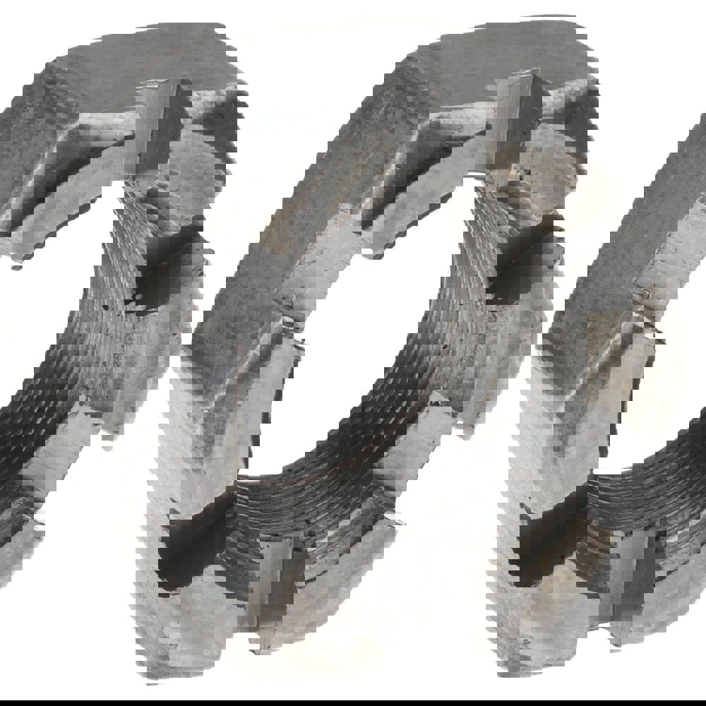 Hex Lock Nut: 7/8-14, Grade 2 Steel, Uncoated