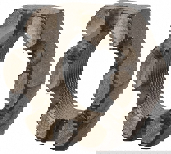 Hex Lock Nut: 1-3/4-12, Grade 2 Steel, Uncoated