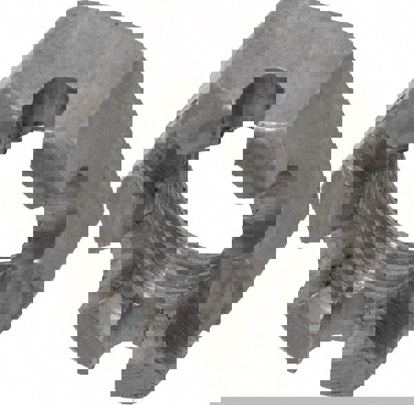 Slotted Lock Nut: 5/8-11, Grade 2 Steel, Bright/Uncoated