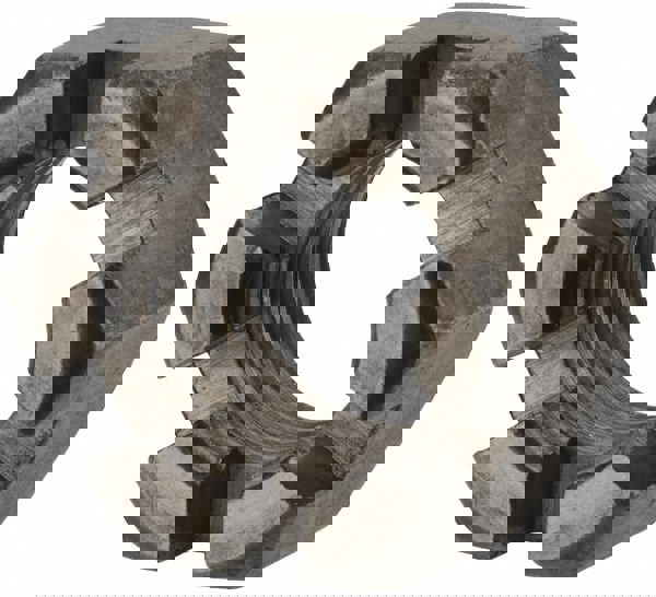 Hex Lock Nut: 3/4-10, Grade 2 Steel, Uncoated