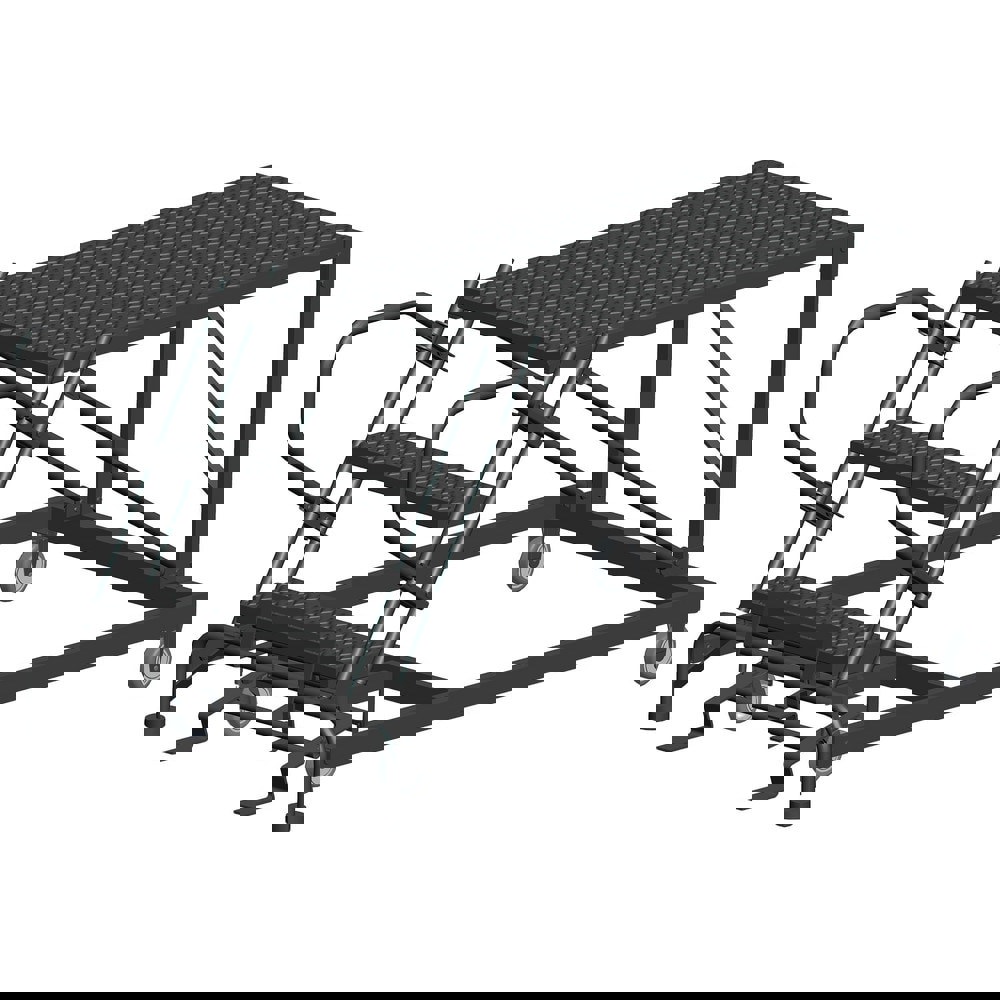 3-Step Steel Platform: 800 lb Capacity, 36