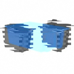 Polyethylene Storage Tote: 75 lb Capacity