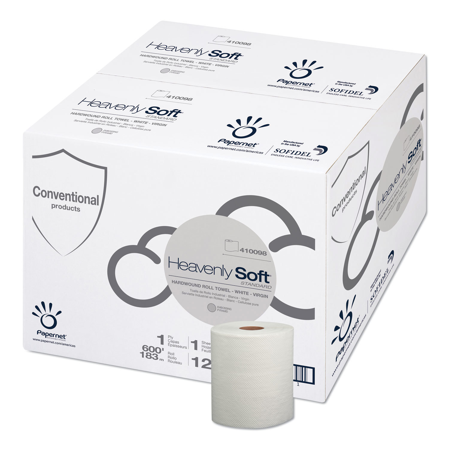 TOWEL,HRDWND,12/CT,WH