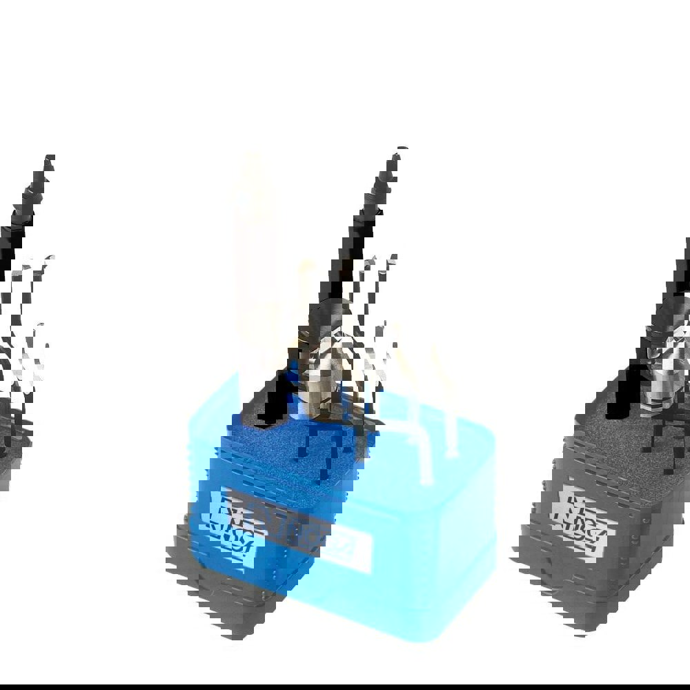 Hand Deburring Tool Set: 7 Pc, High Speed Steel