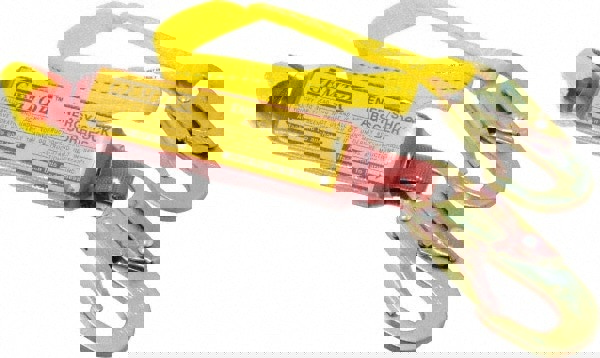 Lanyards & Lifelines; Load Capacity: 350lb ; Type: Shock Absorbing Lanyard ; Anchorage End Connection: Locking Snap Hook ; Harness Connection: Locking Snap Hook ; For Arc Flash Work: No ; Material: Polyester Webbing