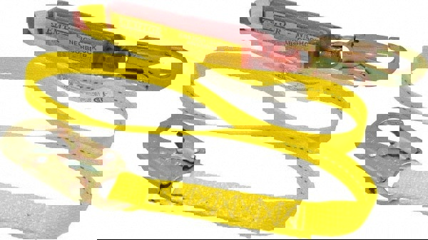 Lanyards & Lifelines; Load Capacity: 350lb ; Type: Shock Absorbing Lanyard ; Anchorage End Connection: Locking Snap Hook ; Harness Connection: Locking Snap Hook ; For Arc Flash Work: No ; Material: Polyester Webbing