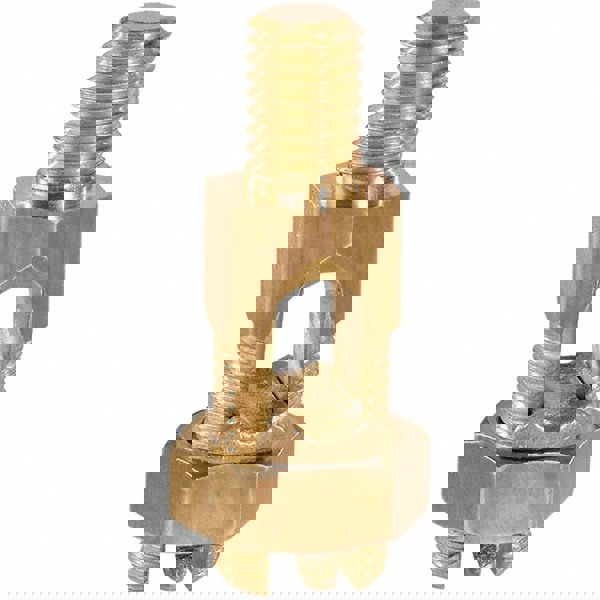 10 to 4 AWG, Copper Wire Compatible, Copper Alloy, Hex Split Bolt Connector