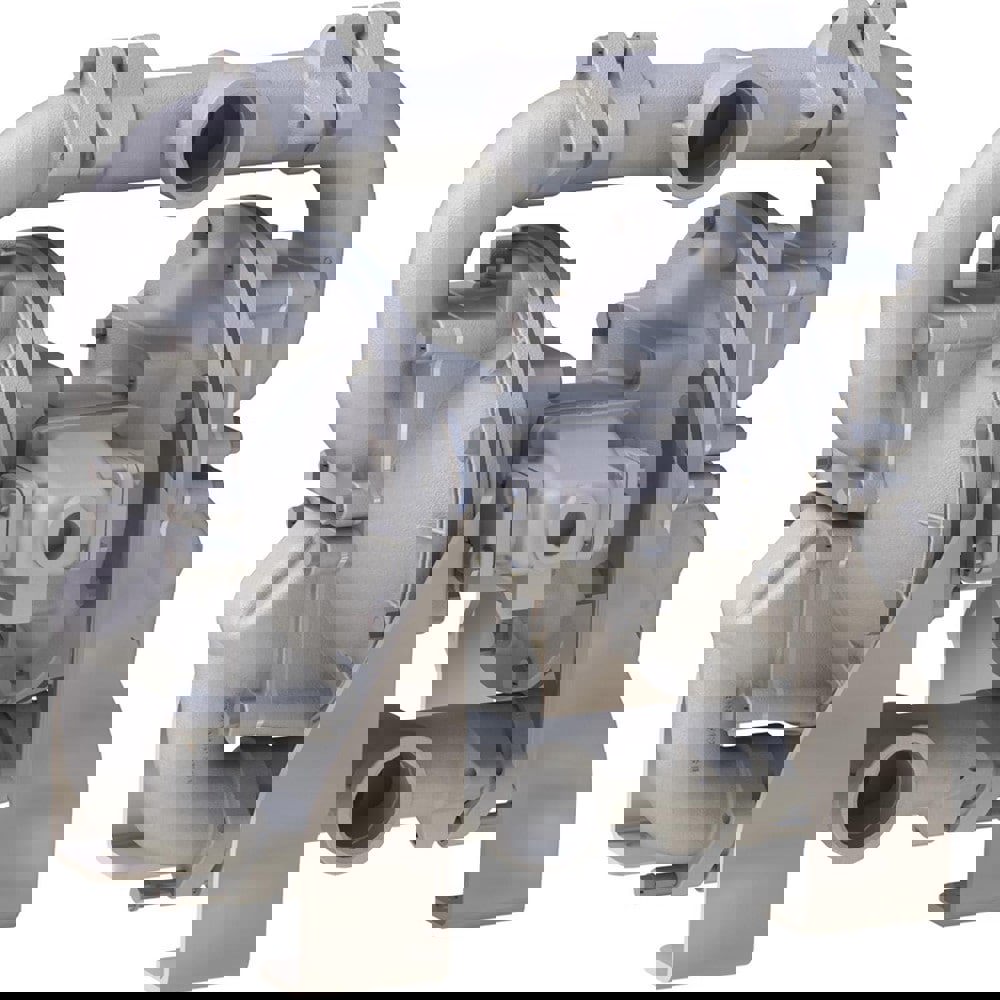 Air-Operated Diaphragm Pumps; Maximum Flow Rate (Gpm - 2 Decimals): 208.00 ; Maximum Working Pressure: 125.000 ; Thread Type: NPT ; Inlet Size: 2in ; Cubic Feet Per Minute: 140 SCFM ; Diaphragm Material: Buna