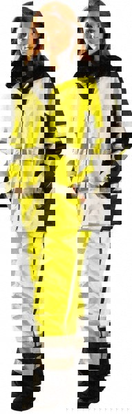 Rain Jacket: Size 2X-Large, Yellow, Polyester