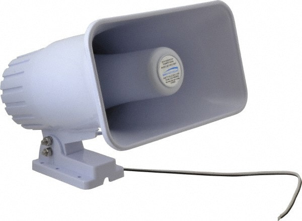 30 Max Watt, Rectangular Plastic Standard Horn and Speaker