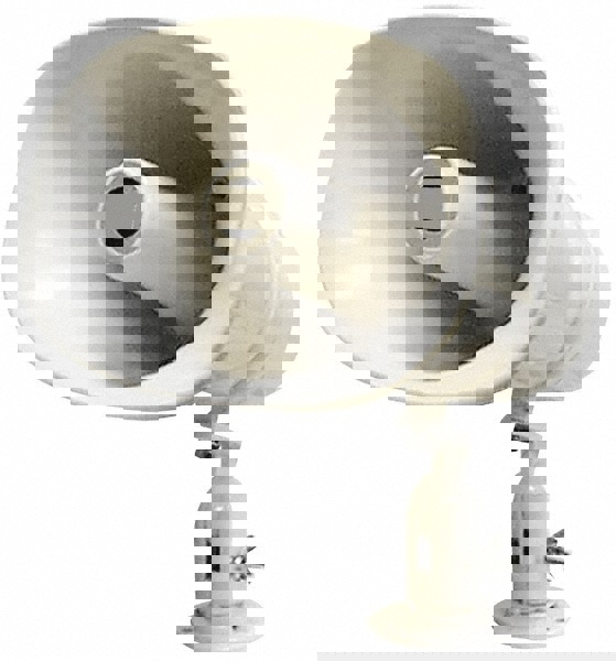 30 Max Watt, 11 Inch Diameter, Oval Plastic Standard Horn and Speaker