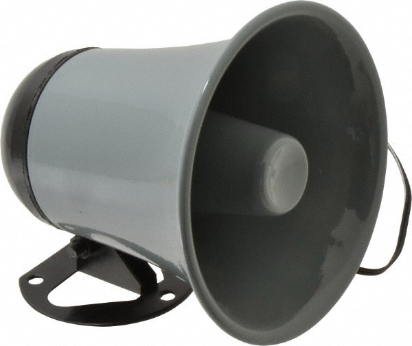 15 Max Watt, 5 Inch Diameter, Round Plastic Standard Horn and Speaker
