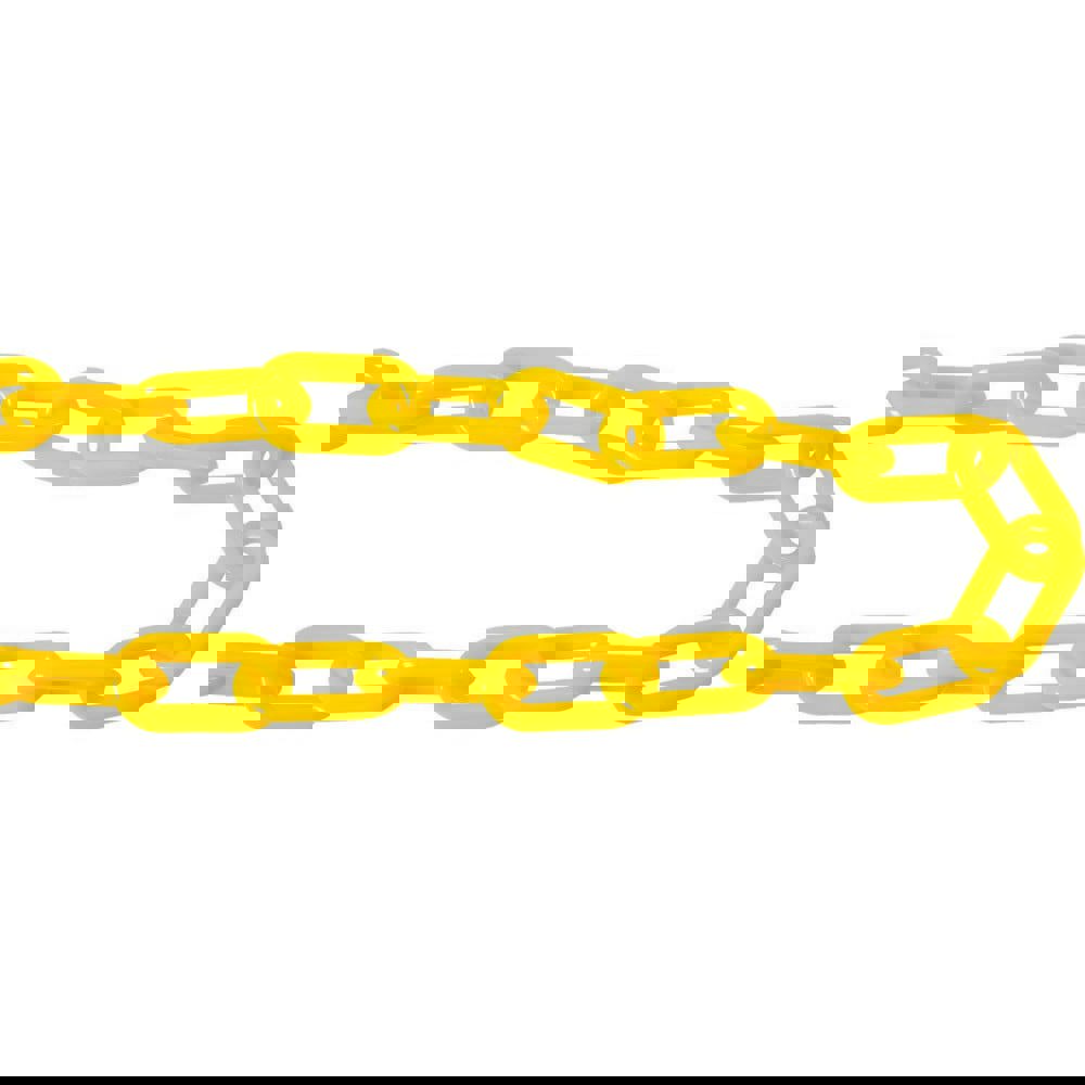 Barrier Chain: Yellow, 50' Long