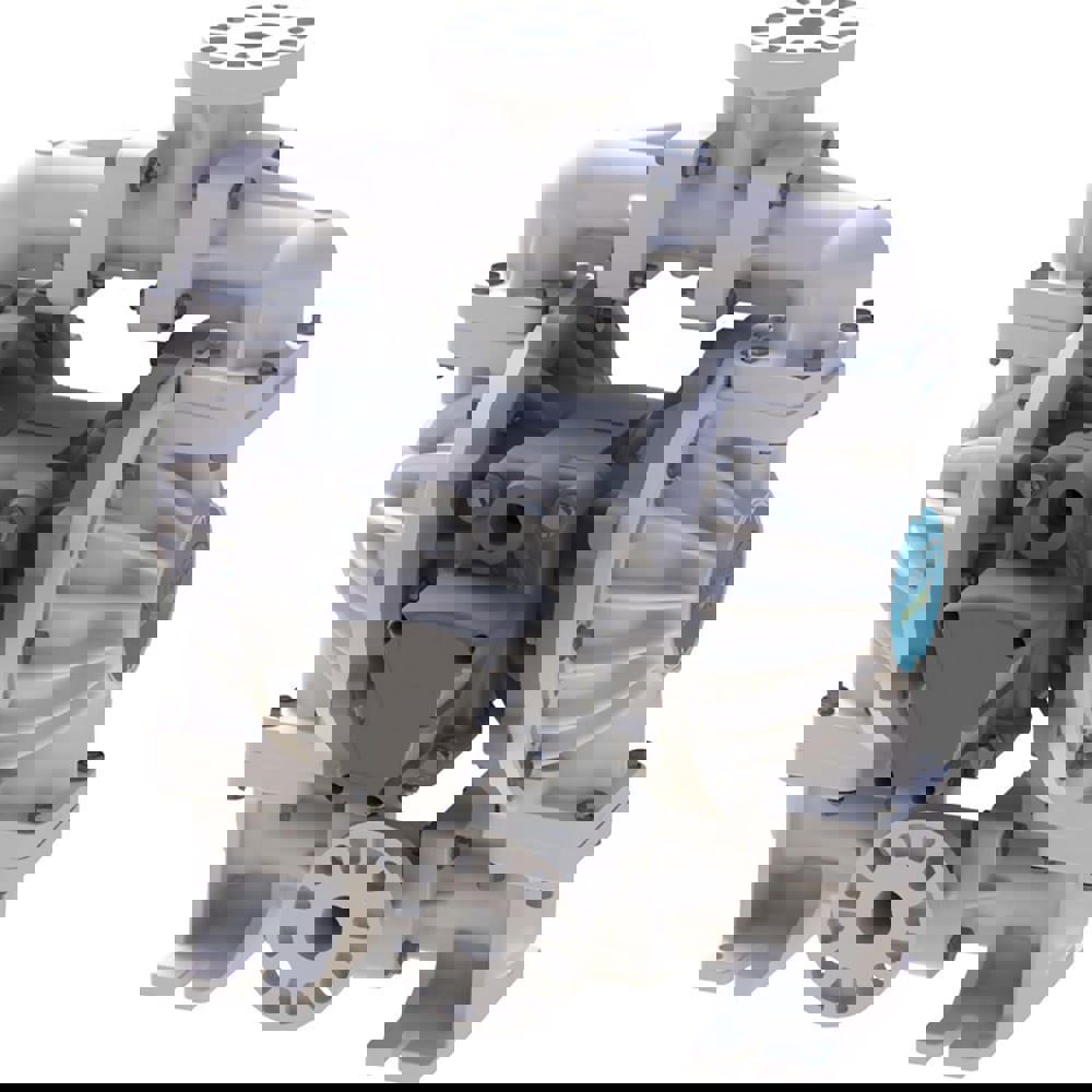 Air-Operated Diaphragm Pumps; Maximum Flow Rate (Gpm - 2 Decimals): 63.00 ; Maximum Working Pressure: 125.000 ; Thread Type: Flange ; Inlet Size: 1in ; Cubic Feet Per Minute: 35 SCFM ; Diaphragm Material: Buna