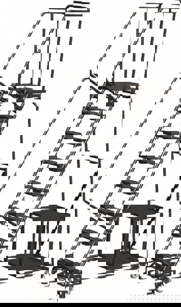 8-Step Steel Step Ladder: 113