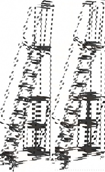 9-Step Steel Step Ladder: 123