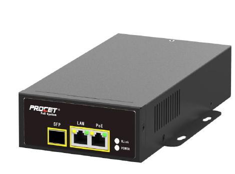 83W HPOE INJECTOR IEEE802.3AF/AT POE++ S