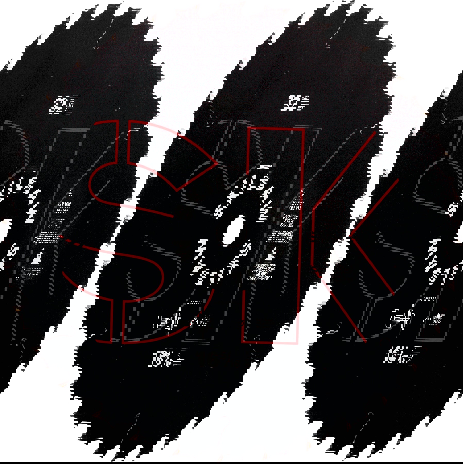 Wet & Dry Cut Saw Blade: 16-5/16