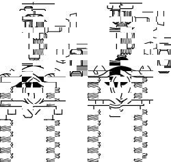 Air Vents; Air Vent Type: Self Piercing Humidifier Valve Kit ; Material: Brass