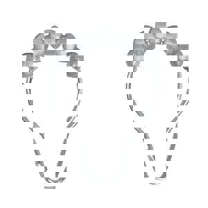 SHWR RNG W/ DECO BALLS CP 12 PK