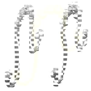 DBL CURTAIN SHWR RNG BN