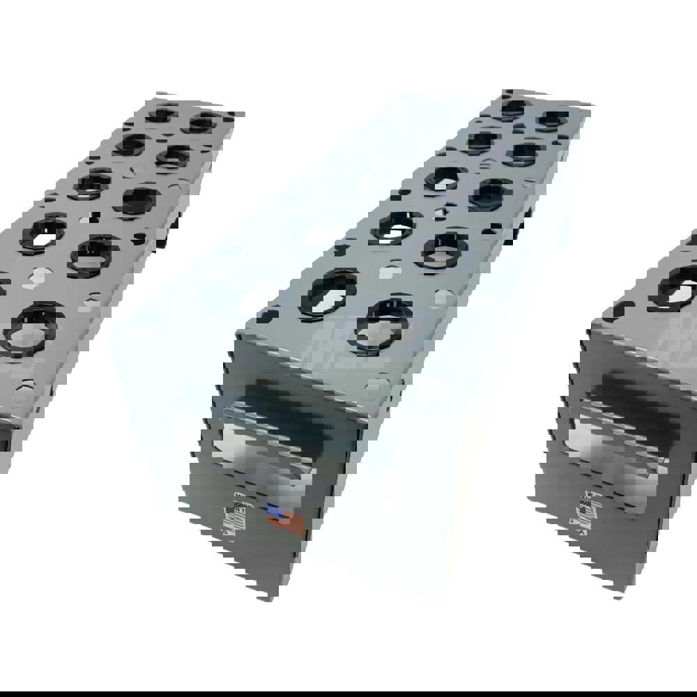 CNC Storage Racks; Rack Type: Benchtop ; Tool Type: CNC Tool Holder ; Load Capacity: 26 ; Overall Height: 5in ; Color: Gray ; Width (Inch): 7