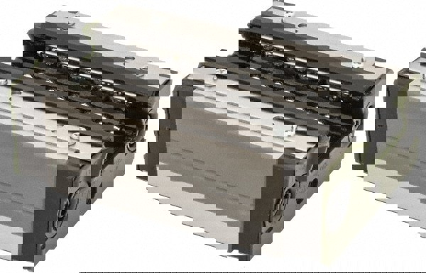 96.8mm L x 60mm W x 32.5mm H, 40mm Transverse Hole Spcg, 40mm Lateral Hole Spcg, Horizontal Mount Radial SR Block