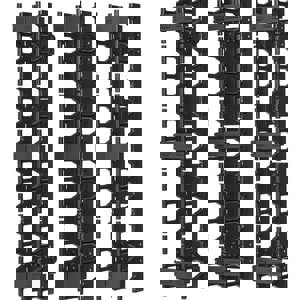 VERTICAL CABLE MANGER 6 FEET OPEN FRAME