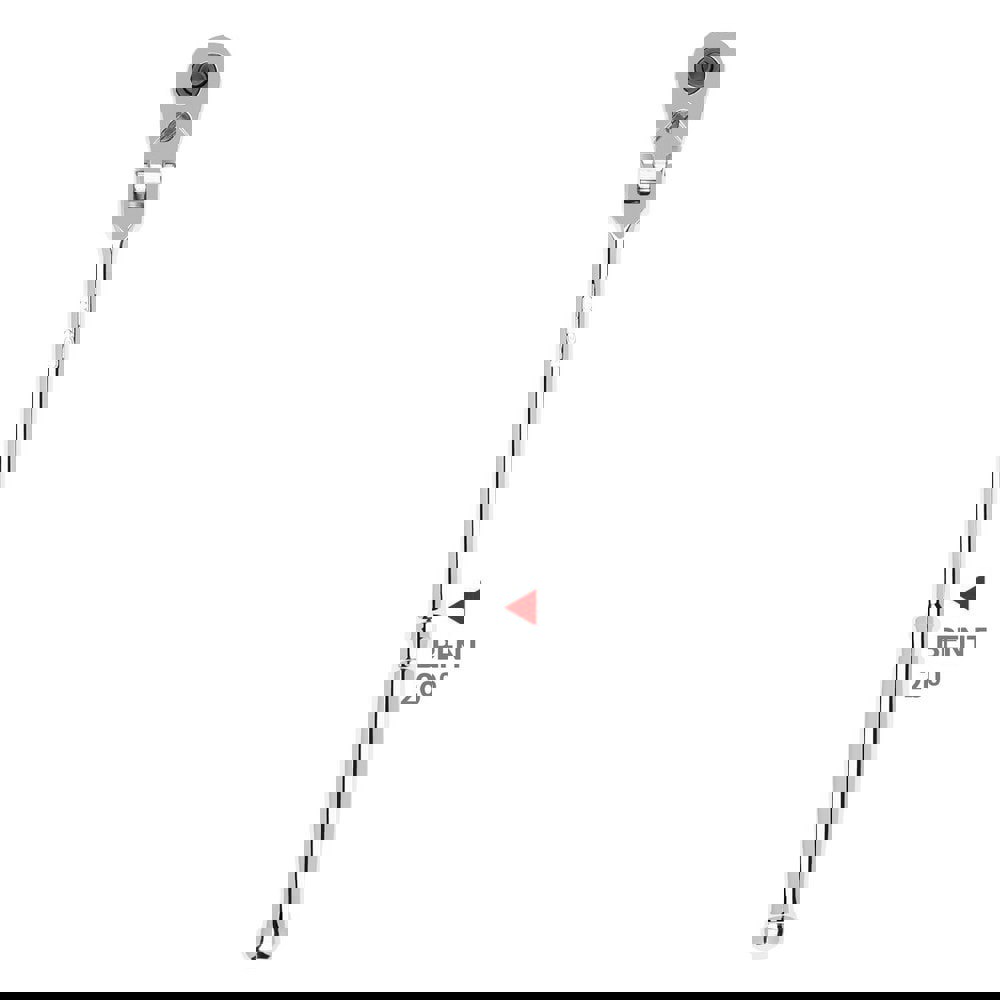 3/8 Inch Drive x 12 Inch Flex Head Quick-Release Bent Handle Ratchet