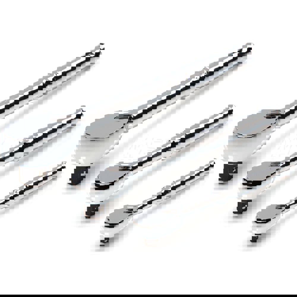 1/4, 3/8, 1/2 Inch Drive Ratchet Set (3-Piece)