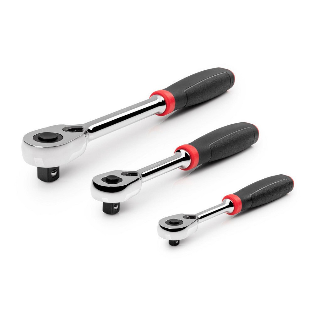 3-pc. Quick-Release Comfort Grip Ratchet Set (1/4, 3/8, 1/2 in.)