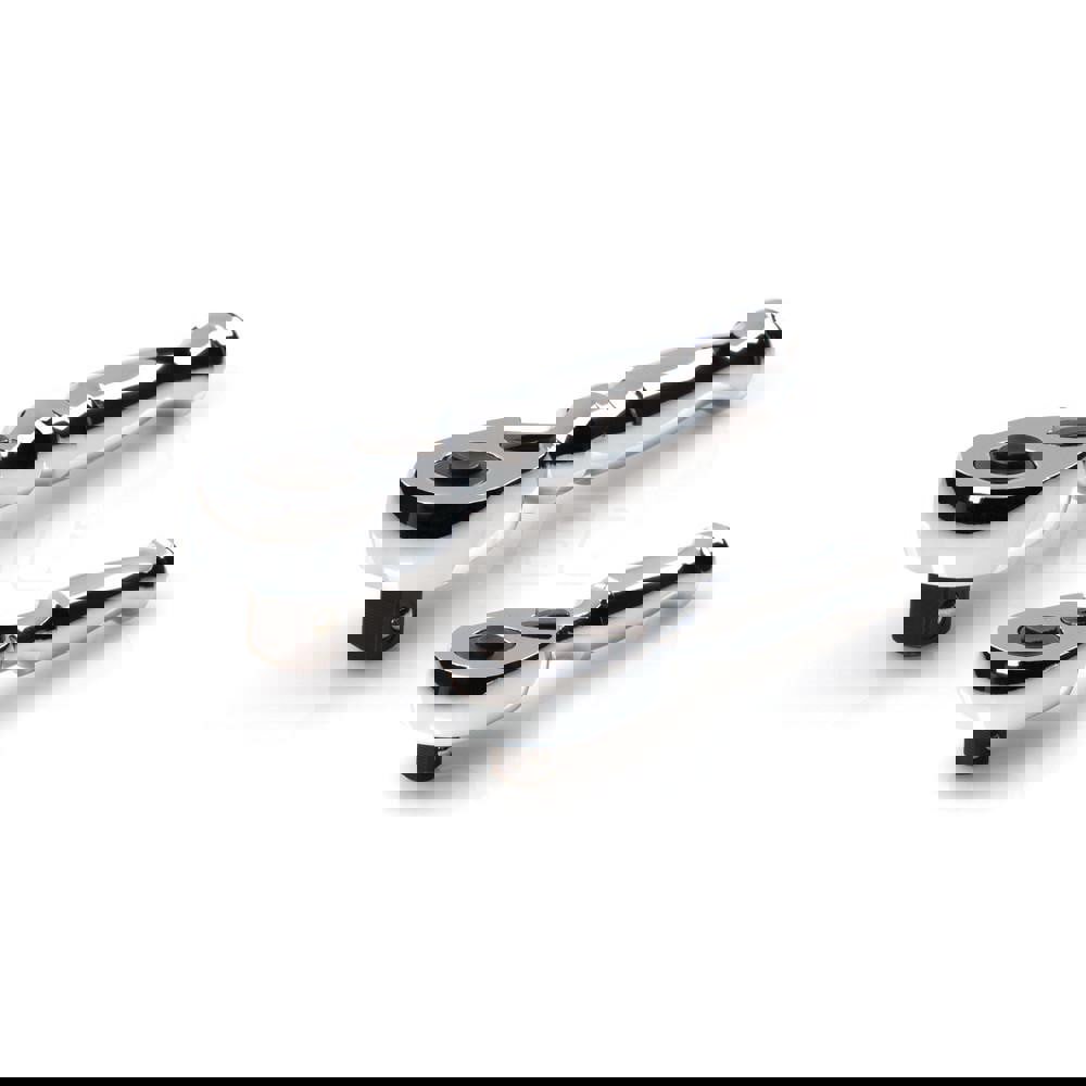 1/4, 3/8 Inch Drive Stubby Quick-Release Ratchet Set (2-Piece)