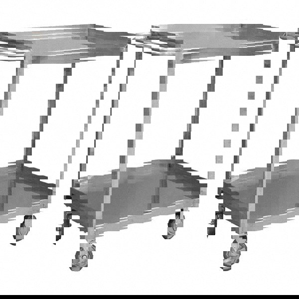 Mobile Utility Cart: Silver