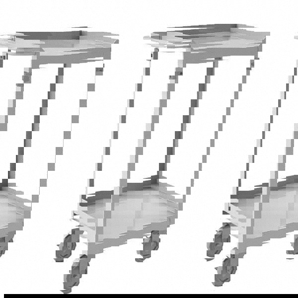 Mobile Utility Cart: Silver