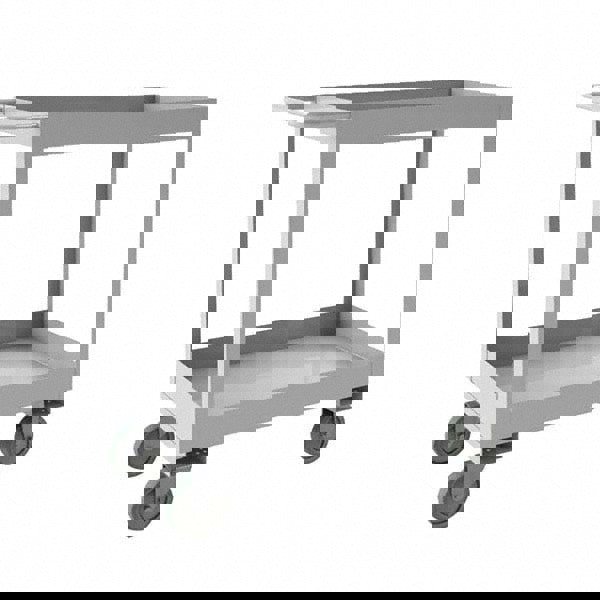 Mobile Utility Cart: Silver