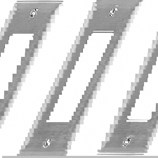 Wall Plates; Wall Plate Type: Outlet Wall Plates ; Wall Plate Configuration: GFCI/Surge Receptacle ; Material: Stainless Steel ; Shape: Rectangle ; Wall Plate Size: Standard ; Number of Gangs: 1
