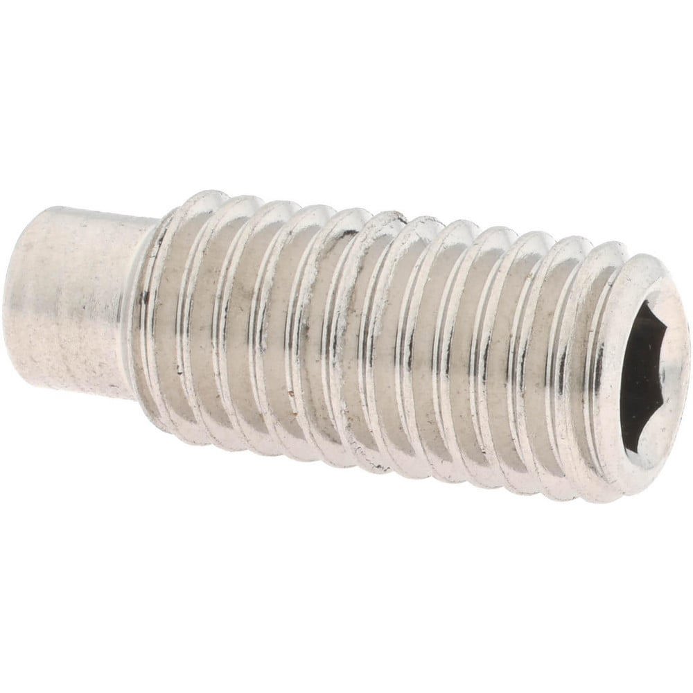 Set Screw: M12 x 1.75 x 30 mm, Dog Point, Stainless Steel, Grade 18-8 & Austenitic Grade A2