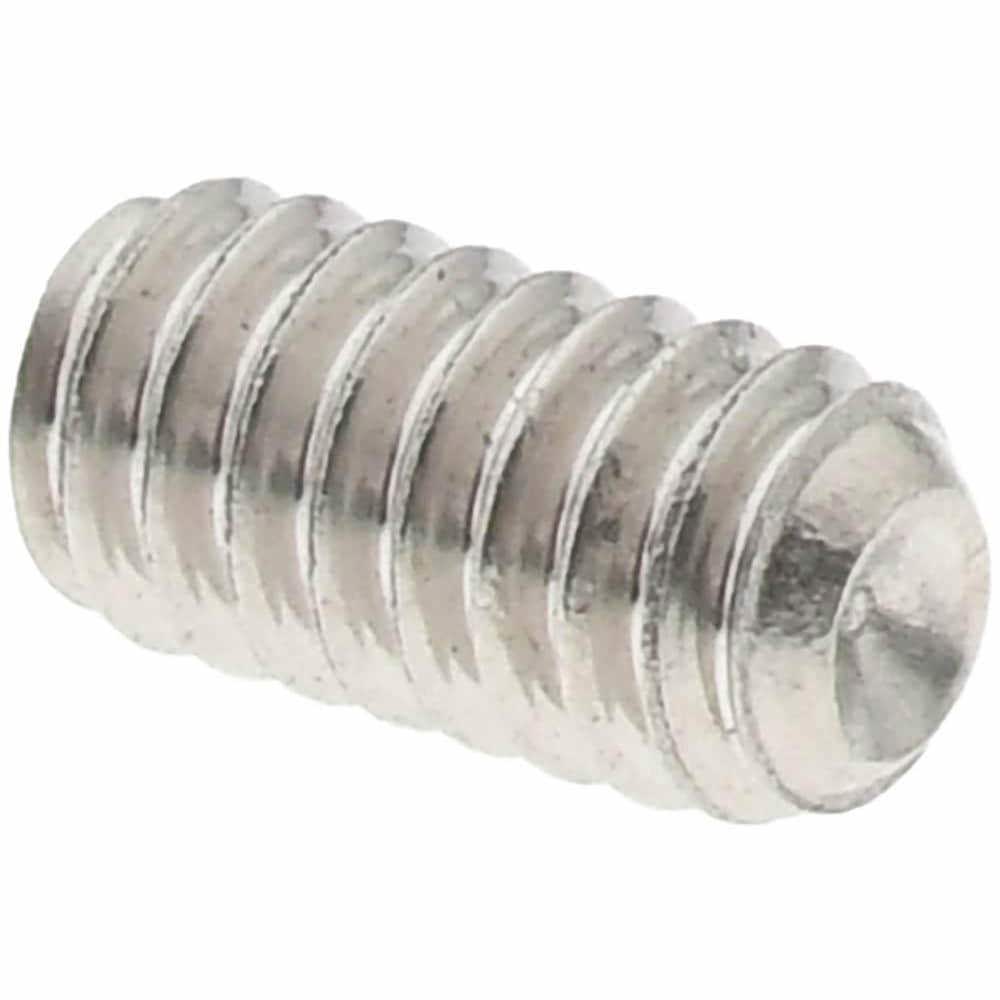 Set Screw: M2 x 0.40 x 4 mm, Cup Point, Stainless Steel, Grade 18-8 & Austenitic Grade A2
