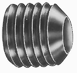 Set Screw: M4 x 0.70 x 30 mm, Cup Point, Stainless Steel, Grade 18-8 & Austenitic Grade A2