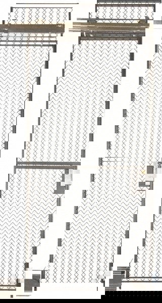 5' Wide x 8' High, Sliding Door for Temporary Structures